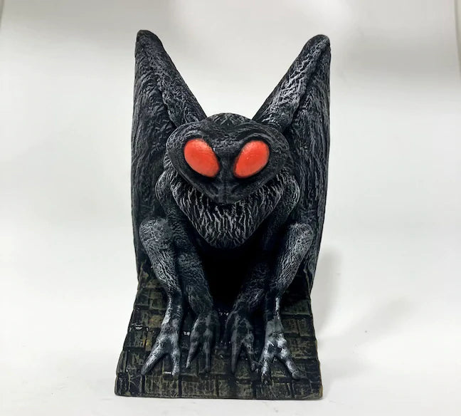 Cryptozoo-Fubi Mothman Black Edition vinyl figure by Weston Brownlee Available Now