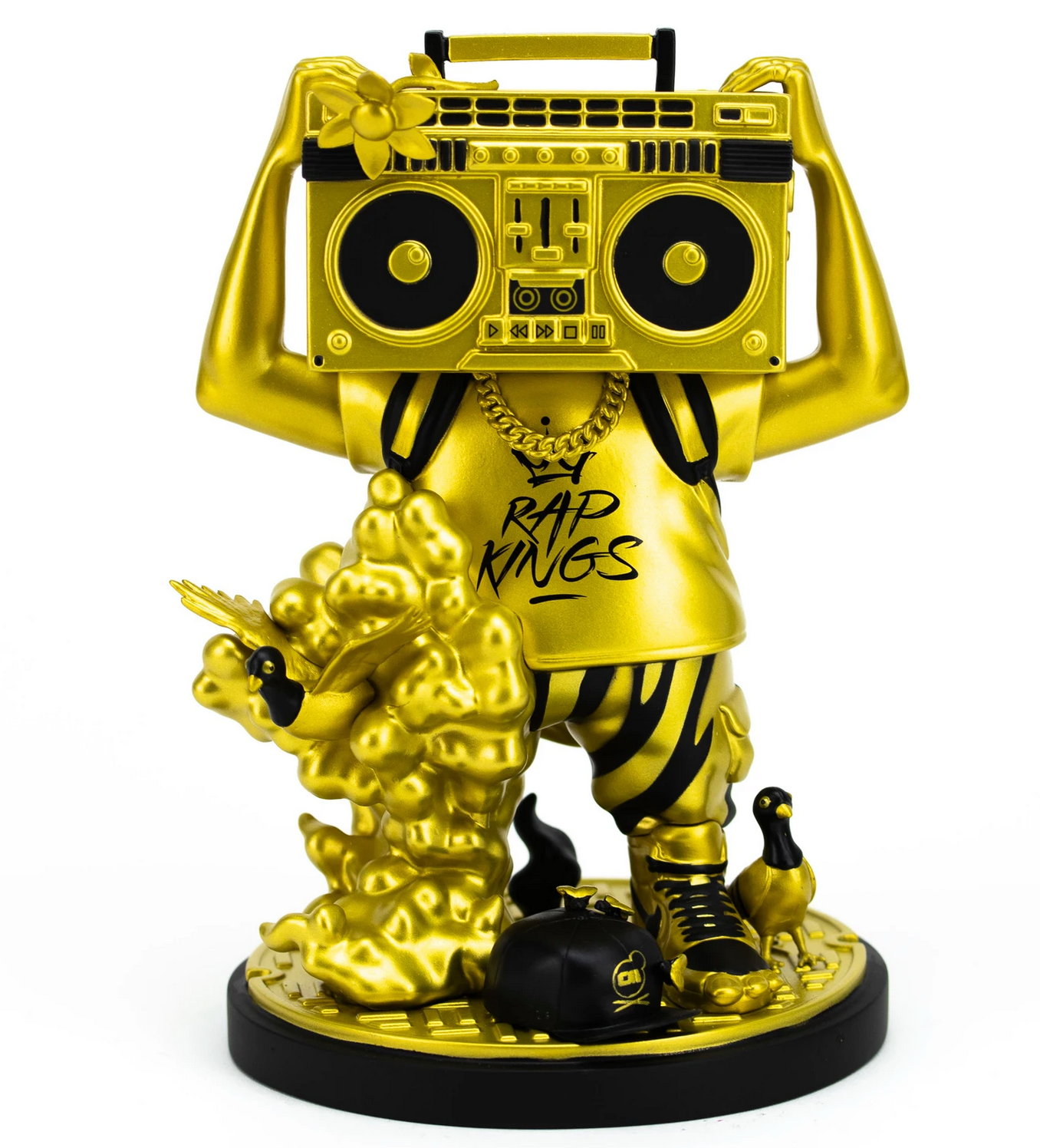 Rap Kings GOONBOX Gold Edition 7 inch vinyl figure by Chris Murray x Clutter Available Now ! ! !