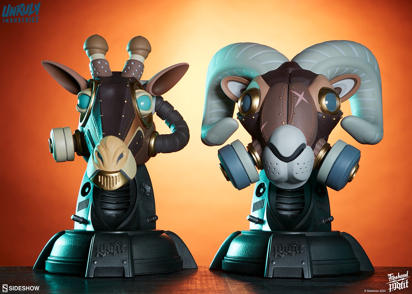 Freehand Profit Ram and Giraffe: Guerilla Squadron Designer Collectible Toy Set PREORDER now ! ! !