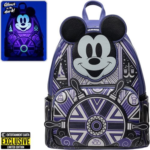 Disney 100 Art Deco Mickey Mouse Mini-Backpack - Entertainment Earth Exclusive Backpacks ToyShnip