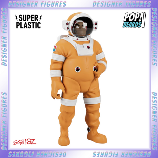 SuperPlastic: The Gorillaz, Russel (Astronaut) (Lights Up) (LE) Vinyl Art Toy POPnBeards