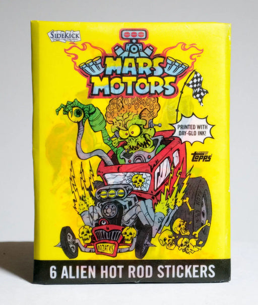 Mars Motors wax pack sticker pack Trading Cards Sidekick Labs