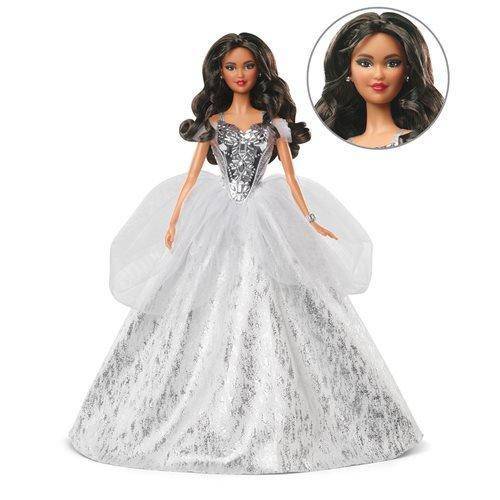 Barbie Holiday 2021 Doll - Brunette Hair Dolls ToyShnip