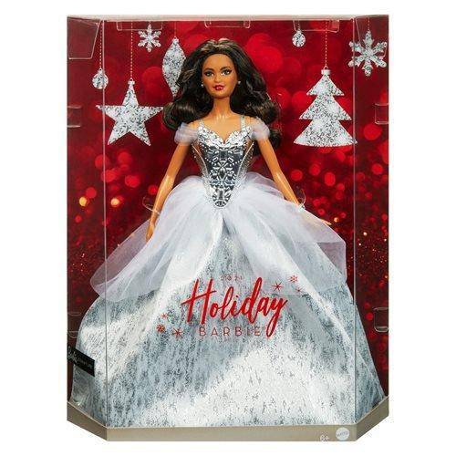 Barbie Holiday 2021 Doll - Brunette Hair Dolls ToyShnip