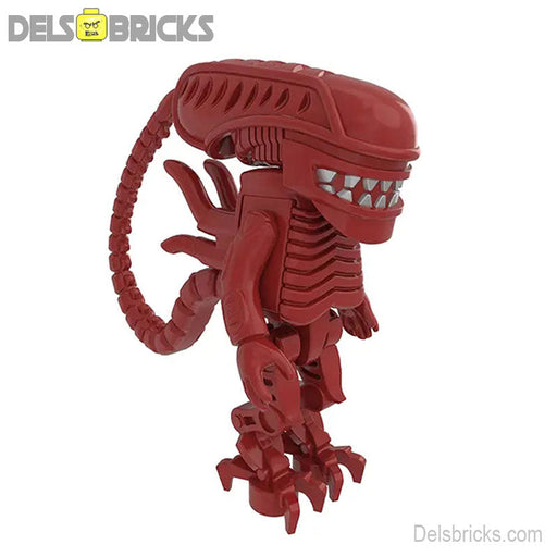 Alien Xenomorph Red body Lego Minifigures Minifigures DelsBricks Minifigures