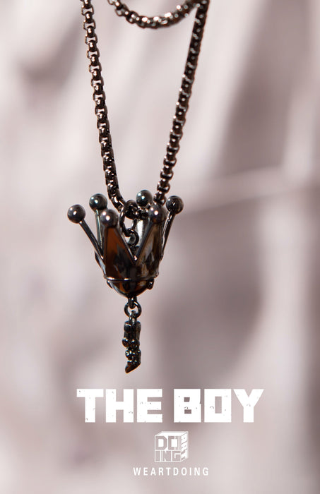 [WEARTDOING] LowPoly: The Boy - Crown Necklace Resin Ralphie's Funhouse