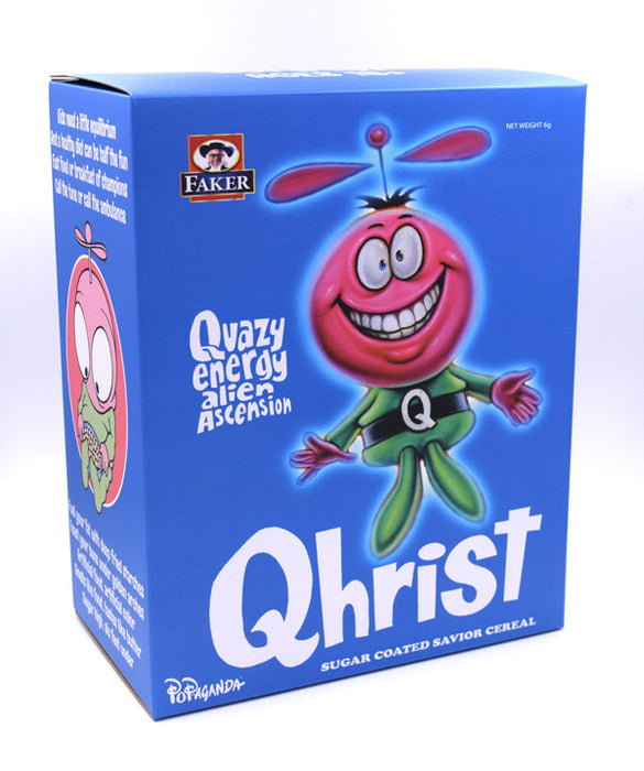 Qhrist figure by Ron English Vinyl Art Toy Ron English