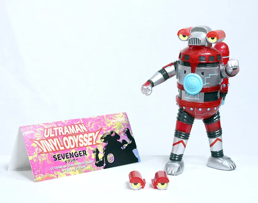 Sevenger Ultraman Vinyl Odyssey Soft Vinyl Figure Vinyl Art Toy Seismic Toys