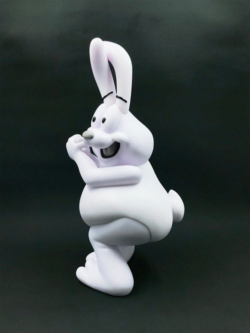 Ron English "Tricky the Obese Rabbit" Monotone Vinyl Art Toy Ron English