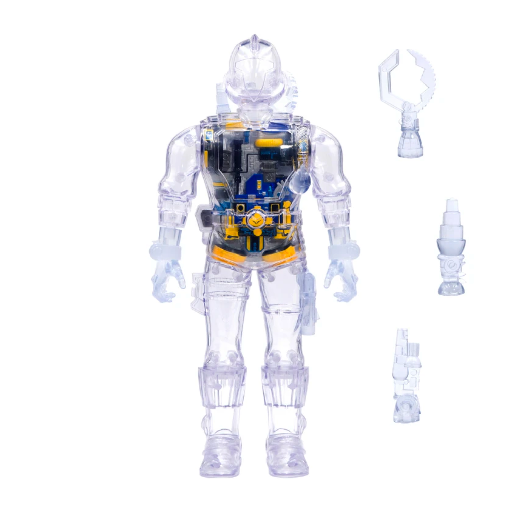 GI Joe Super Cyborg COBRA B.A.T Clear Edition action figure by Super7 Available Now ! ! !