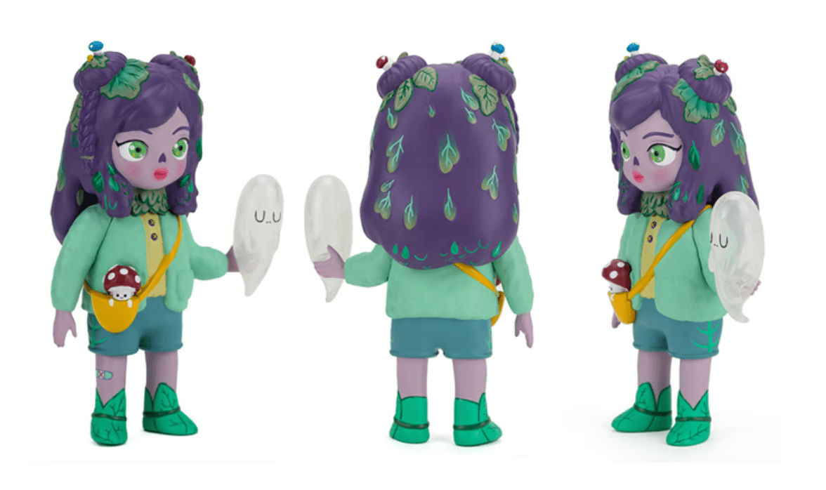 6 more hours to back MUMBOT's Girl From the Forest Floor vinyl toy - Tenacious Toys®