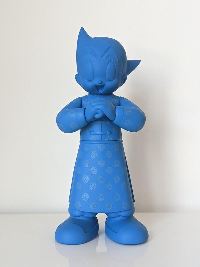 Astro Boy Tradition Blue 10-inch vinyl figure by ToyQube Available Now ! ! !