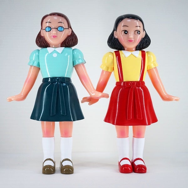 Awesome Toy Chibi Maruko-chan BFF Twins limited set 9-inch vinyl figures available now ! ! !