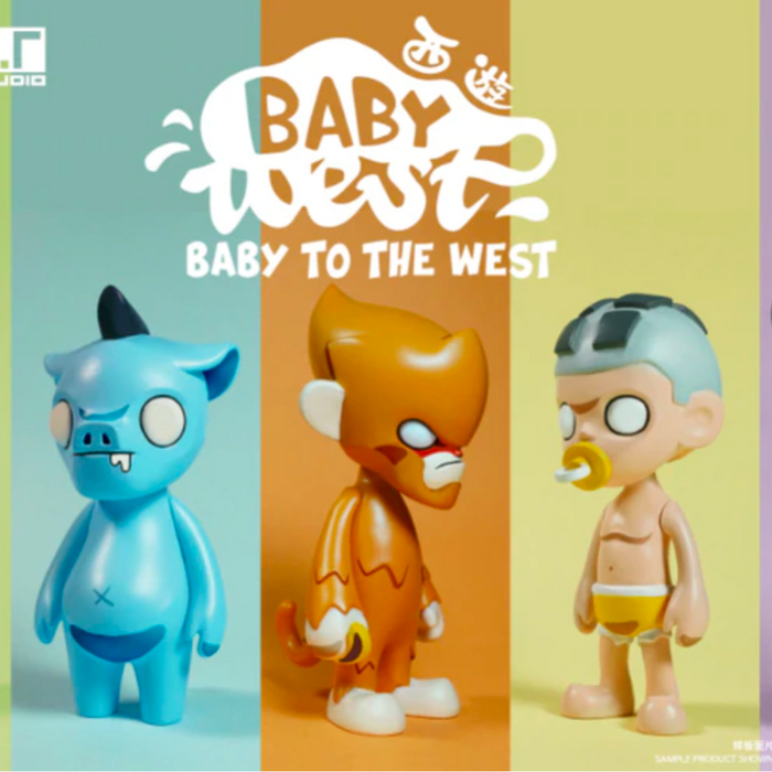 Baby to the West Full 5pc Set of Mini Figures by JT Studio Available Now ! ! !