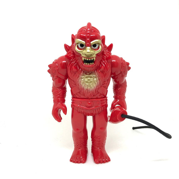 Beastman soft vinyl Red/Gold/White 4.5in figure by Super7 Available Now ! ! !