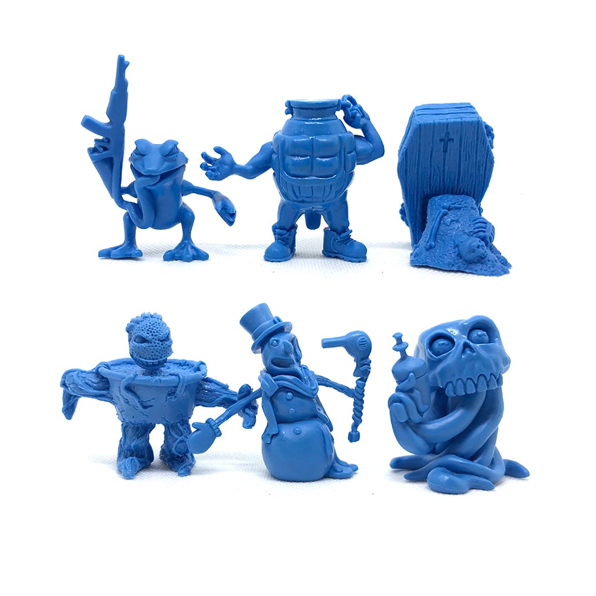 Run-A-Mucks Mini Figures Series 1 Tenacious Exclusive Blue by Last Resort Toys Available Now ! !