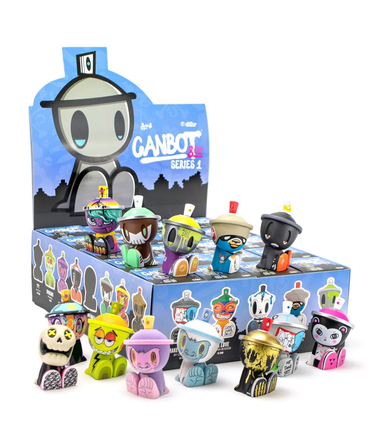 Canbot 3oz Blind Box Series 1 by Clutter Full 20 Piece Display Case Available Now