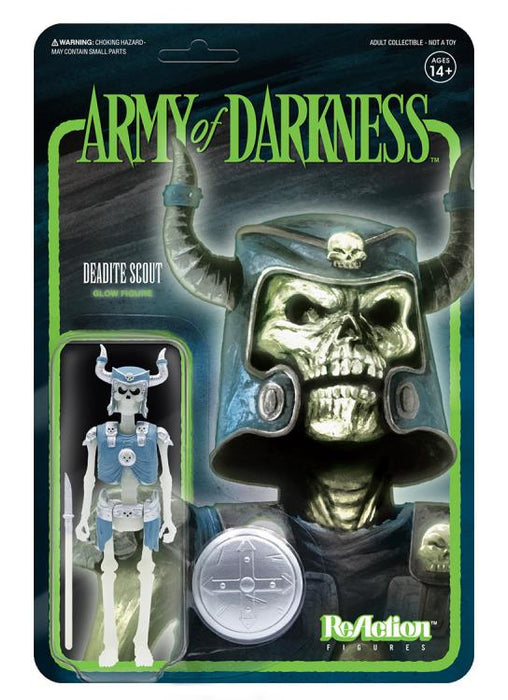 Army Of Darkness ReAction Figure Deadite Scout GID SDCC Edition by Super7 Available Now ! ! !