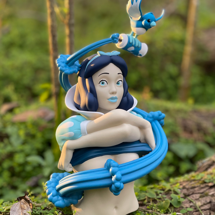 Dirty Snow Ice Blue Tenacious Exclusive 10-inch vinyl statue by Prime x Strangecat Toys Available Now