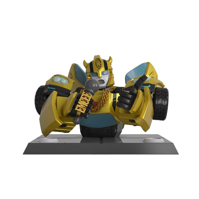 Transformers x Quiccs Emcee Bumblebee 6-inch vinyl statue by Mighty Jaxx Available Now ! ! !