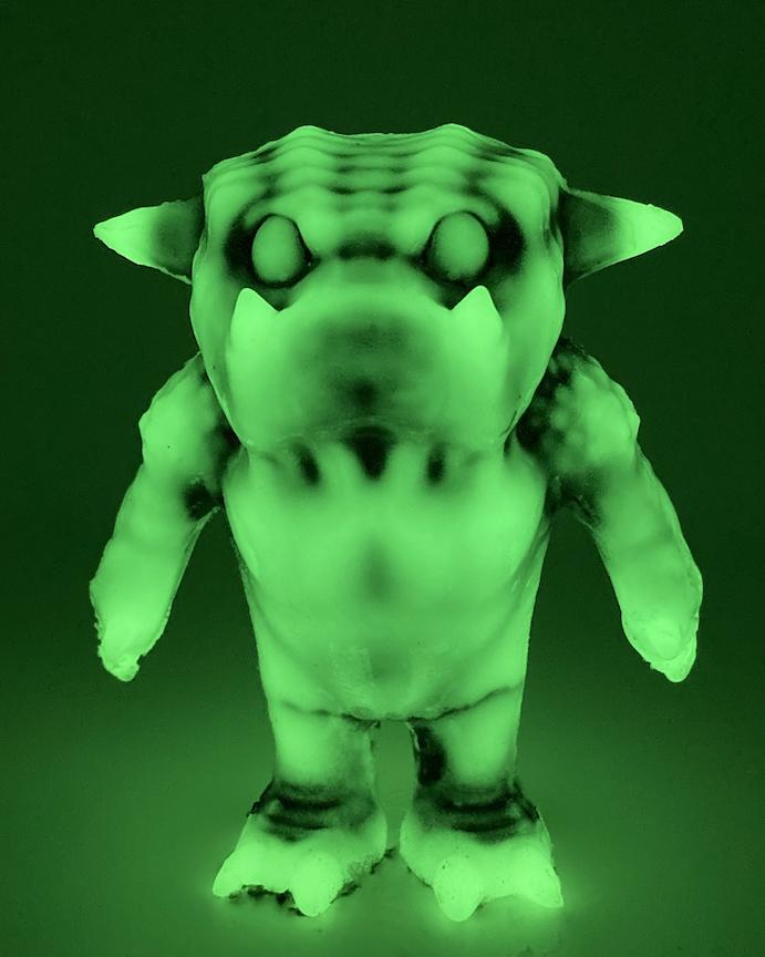 Fey Folk The Gremlin Ghoulish Green GID Edition 6-inch resin figure by Weston Brownlee Available Now