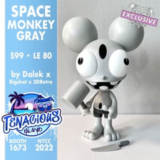Dalek Space Monkey by DALEK x Bigshot Toys x 3DRetro NYCC Exclusive Tenacious Island BOOTH 1673 ! ! !