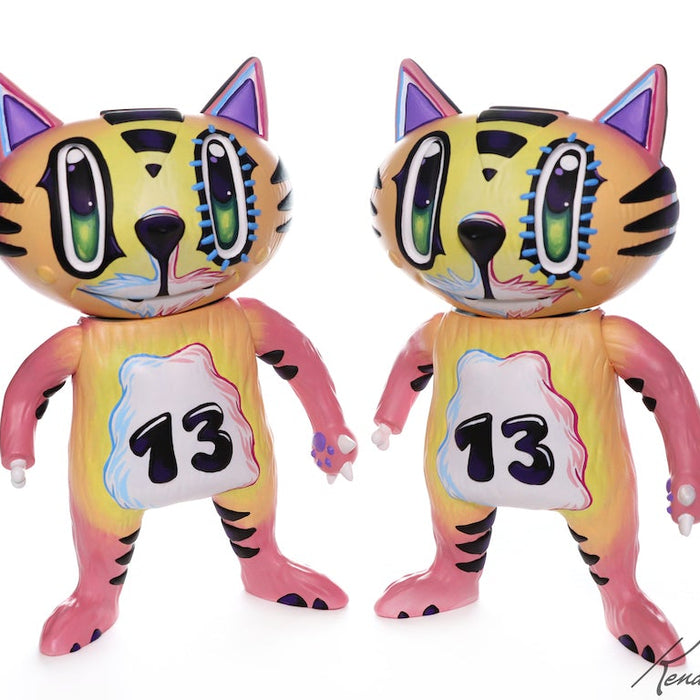 Lucky Frank the Lucky Cat 8-inch custom by Kendra's Customs Available Now ! ! !