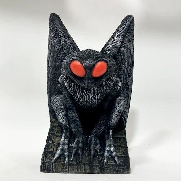Cryptozoo-Fubi Mothman Black Edition vinyl figure by Weston Brownlee Available Now