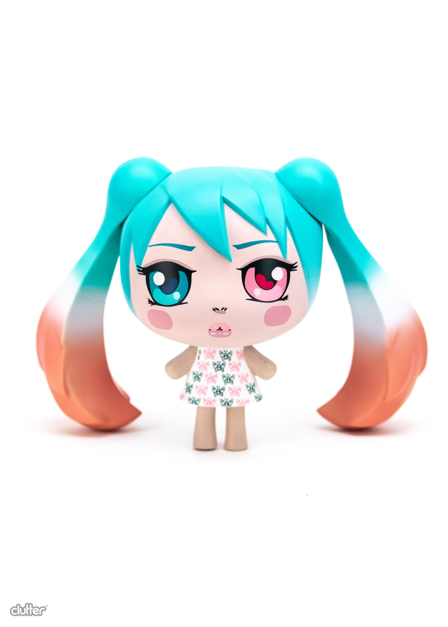 O-Miku ButterFly Colorway 5.5-inch vinyl figure by Camilla d’Errico x Clutter Studios Available Now ! ! !