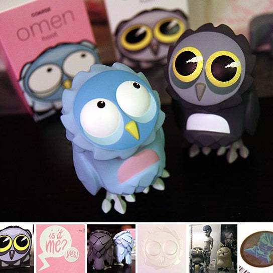 Omen Hoot and Hush 3.5-inch figure set by Coarse Toys Available Now ! ! !