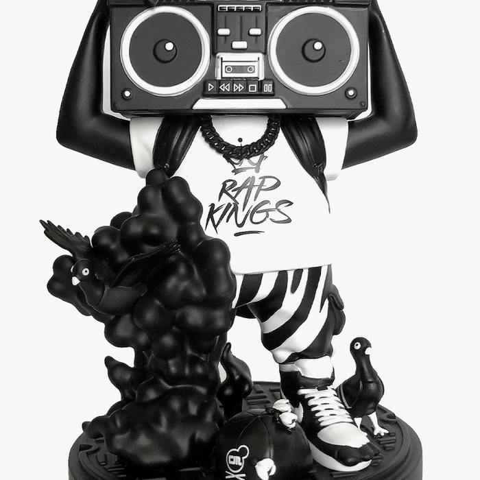 Rap Kings GOONBOX Black & White Edition 7 inch vinyl figure by Chris Murray x Clutter Available Now