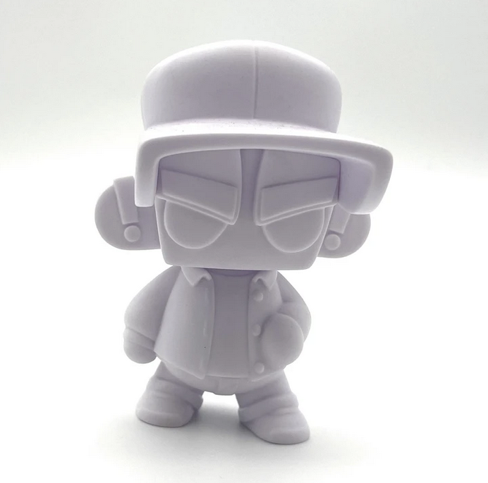 MAD*L Citizens Blank White Hat Edition DIY Figure by MAD x UVD Toys Available Now
