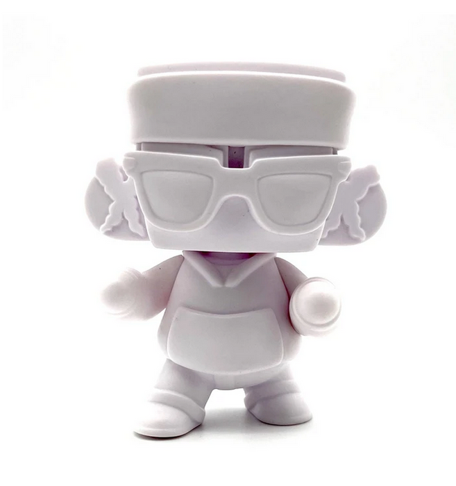 MAD*L Citizens Blank White Bandana Edition DIY Figure by MAD x UVD Toys Available Now