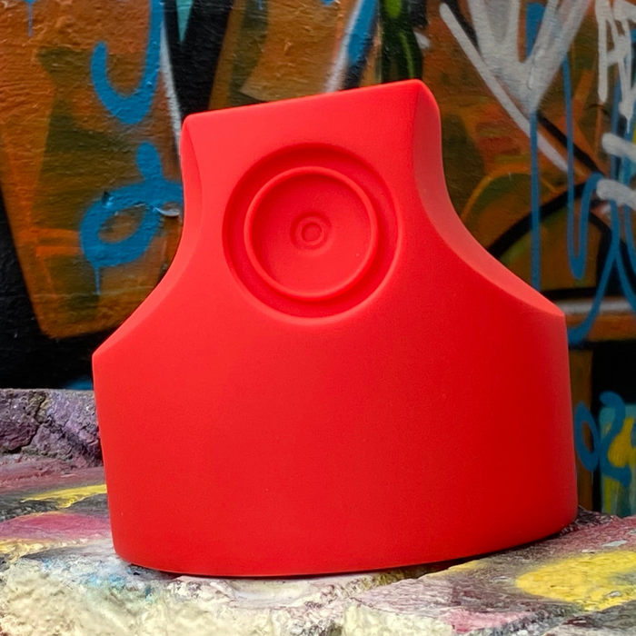 Banana Skinny Cap DIY Red vinyl figure by Playful Gorilla x Tenacious Toys Available Now