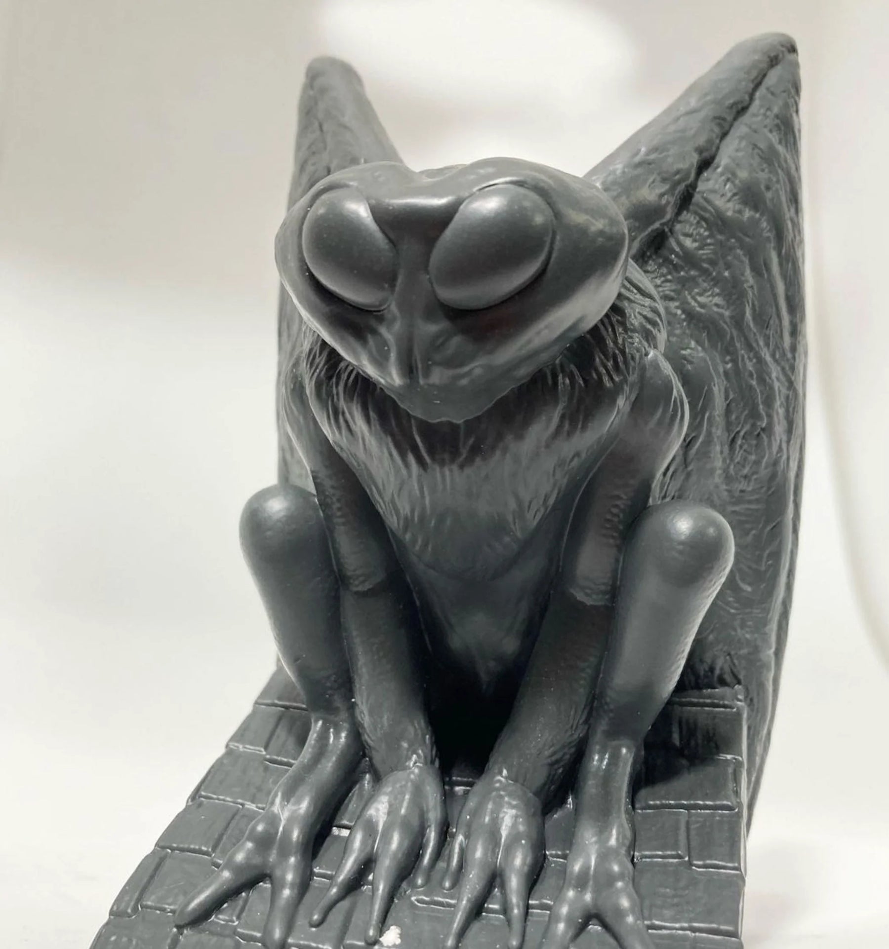 Cryptozoo-Fubi Mothman Grey Blank Edition vinyl figure by Weston Brownlee Available Now