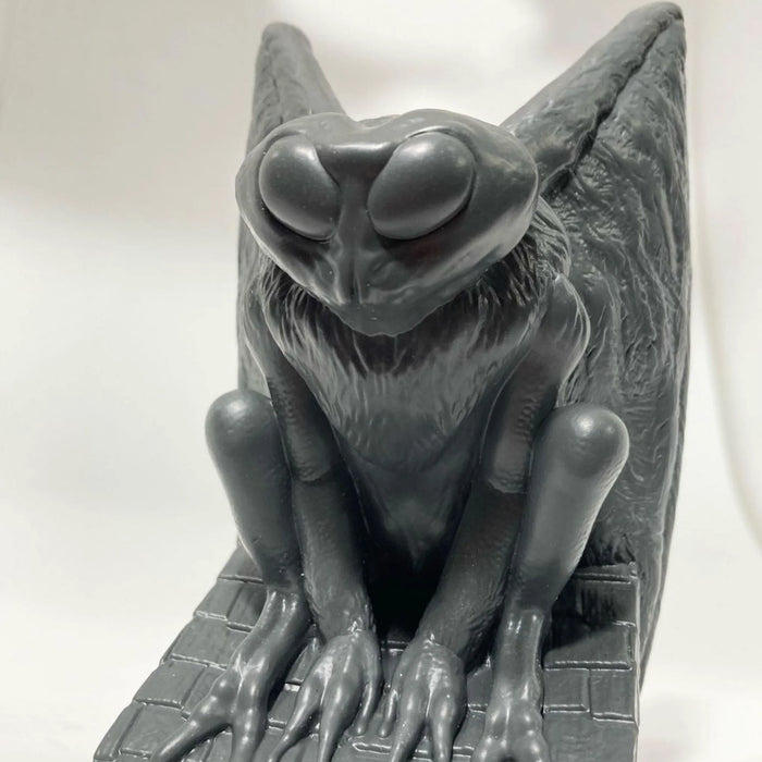 Cryptozoo-Fubi Mothman Grey Blank Edition vinyl figure by Weston Brownlee Available Now
