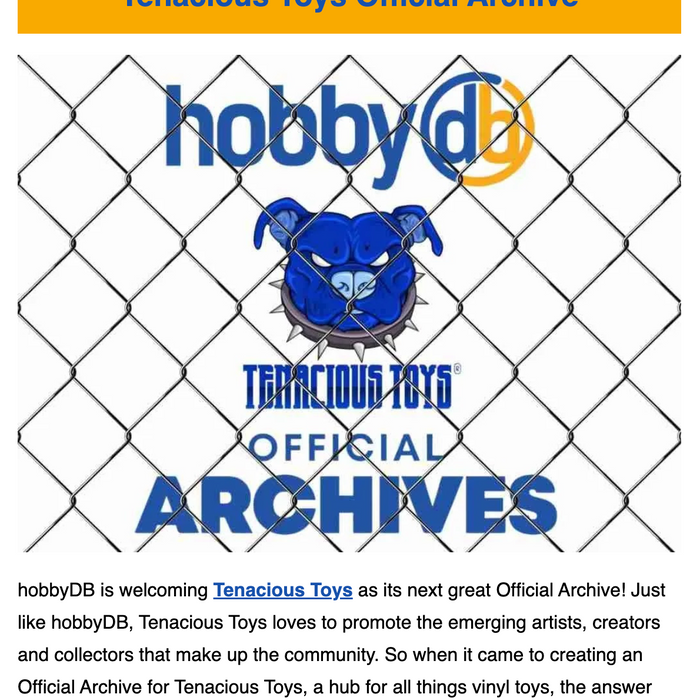 Tenacious Toys Official Archive on hobbyDB