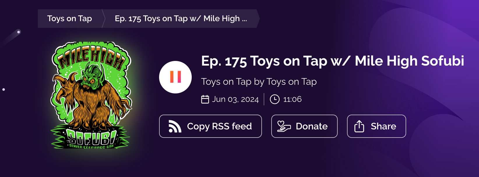 Toys on Tap Interviews Mile High Sofubi