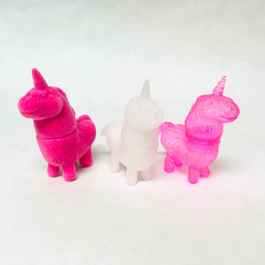 Unpainted Shaggy Little Unicorn micro sofubi 3-pack by Rampage Toys Available Now