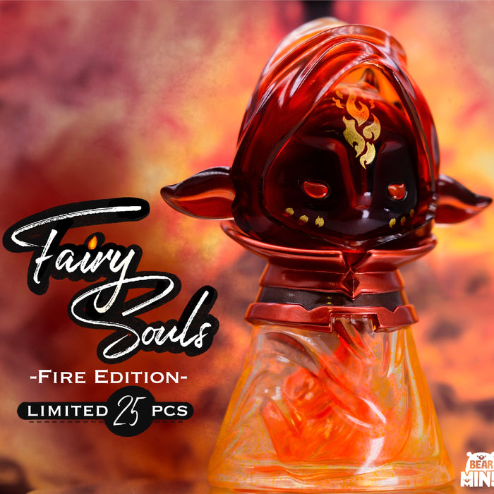 Fairy Souls Fire Edition 6-inch vinyl figure by Bearinmind Toys Available Now ! ! !
