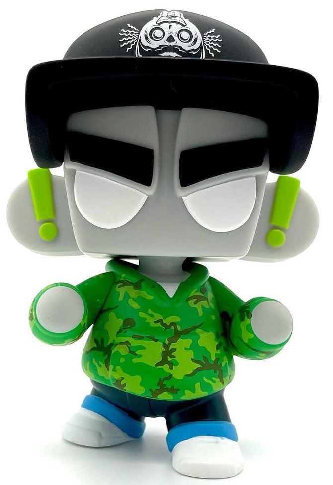 MAD*L Citizens Green Camo TTC Edition 4-inch vinyl figure by MAD x UVD Toys Available Now