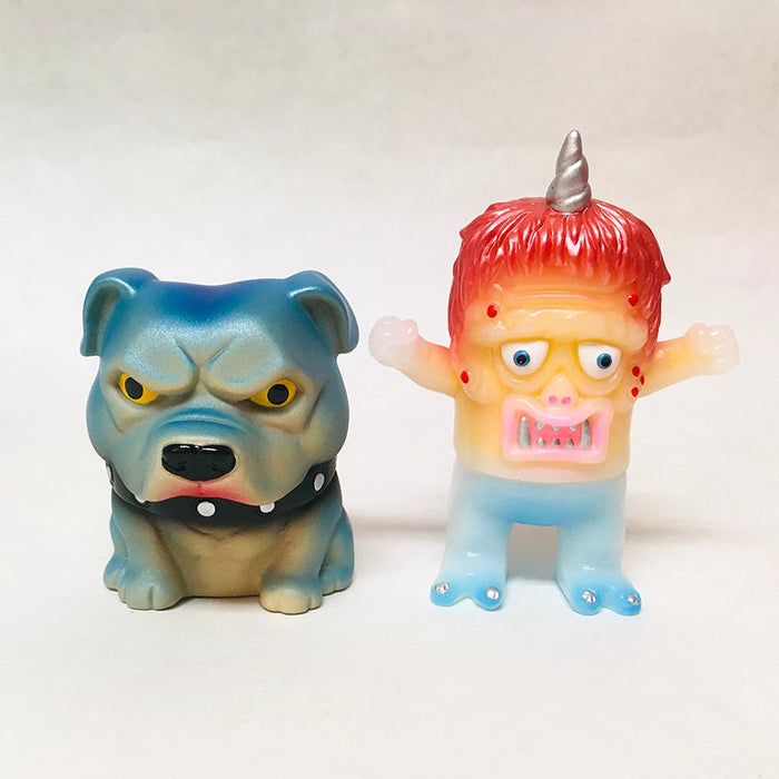 Uglier Unicorn & Tenacious Dogo 2-pc set by Rampage Toys Available Now ! ! !