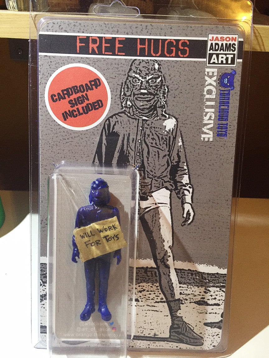 Exclusive Will Work for Toys Action Figure by Jason Adams Available Now ! ! !