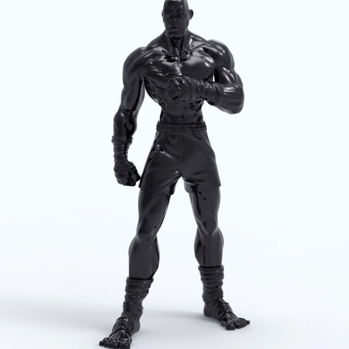 Akrolith Fighter 9-inch standard resin statue Available Now - Tenacious Toys®