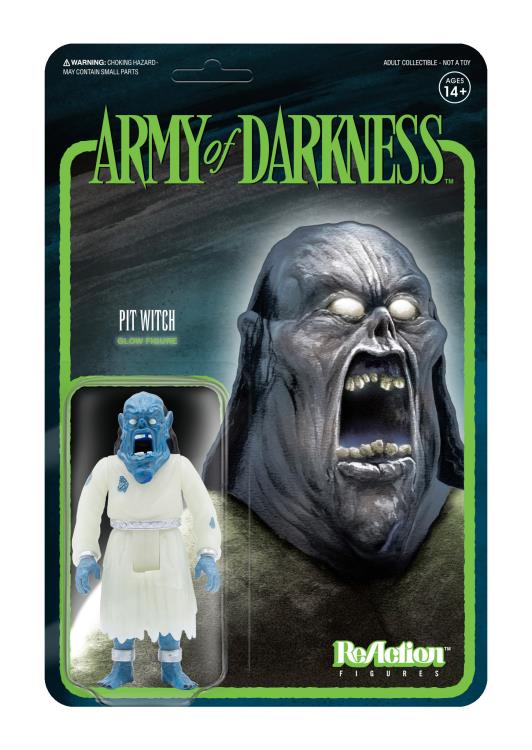 Army Of Darkness ReAction Figure Pit Witch GID SDCC Edition by Super7 Available Now ! ! ! - Tenacious Toys®