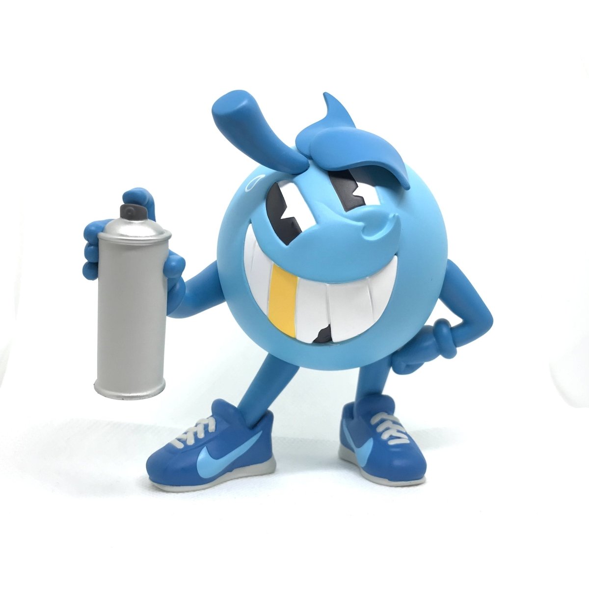 ATOMIK Blue Tenacious Exclusive 4-inch vinyl by UVD Toys Available Now - Tenacious Toys®