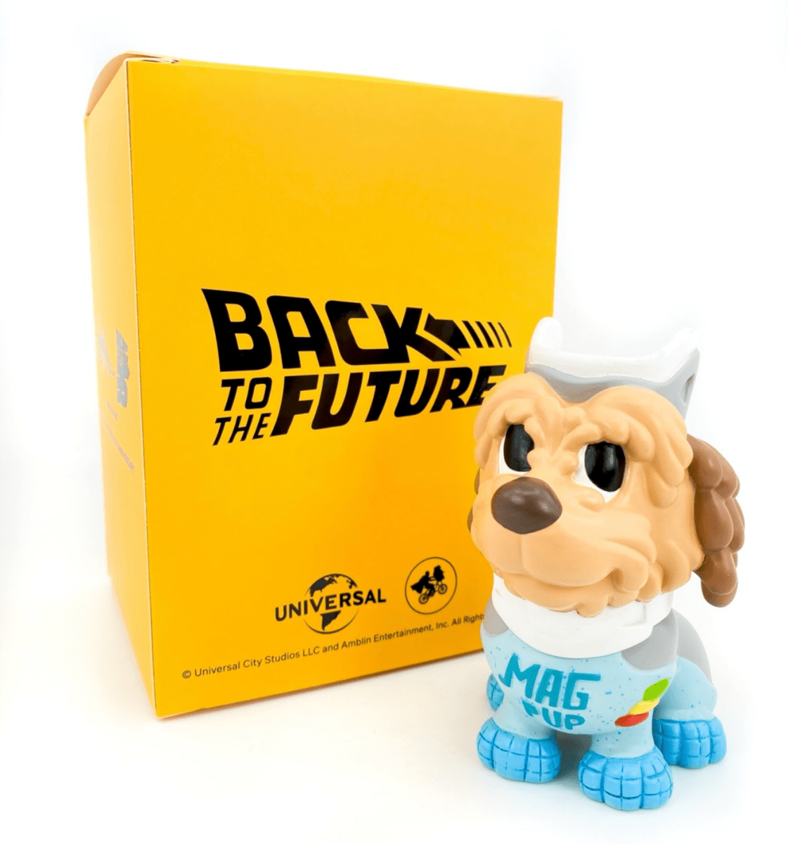 Back to the Future Einstein Mag Pup 4 inch vinyl figure by Reina Koyano Available Now ! ! ! - Tenacious Toys®