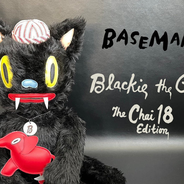 Blackie the Cat "Chai 18" Plush + Original Art ! ! ! - Tenacious Toys®