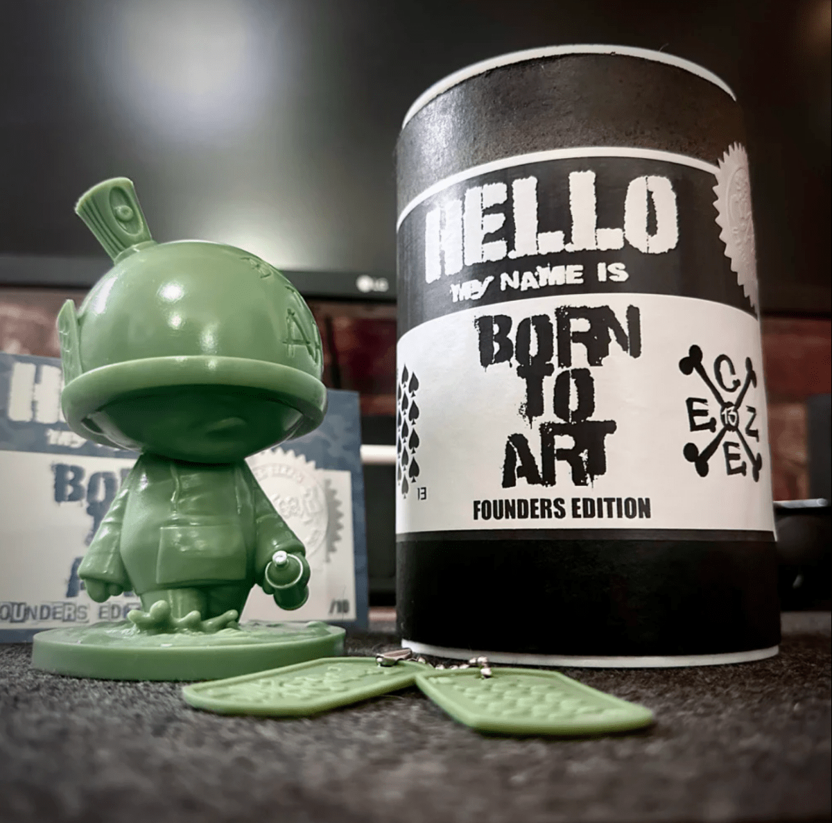 BORN TO ART "Founders Edition" by Czee13 - Tenacious Toys®