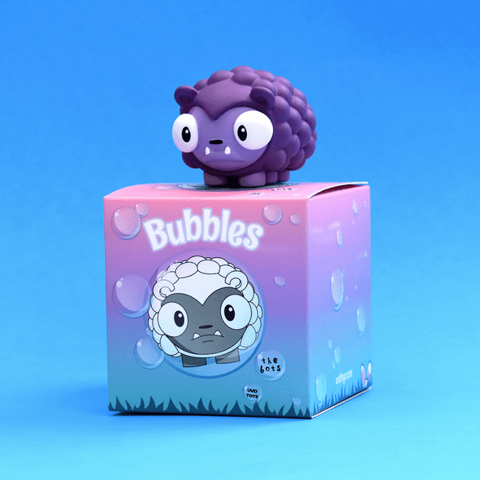 Bubbles Grape Edition 2" vinyl figure by The Bots & UVD Toys Available Toys ! ! ! - Tenacious Toys®